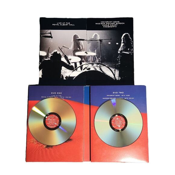 Led Zeppelin Live DVD Box Set (2 Discs, 2003) Pre-owned - Picture 2 of 7